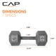 thumbnail image 4 of Mancuerna hexagonal de hierro fundido CAP Barbell de 30 kg, individual, 4 of 7