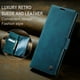 thumbnail image 2 of 1pc Flip Case For Samsung Galaxy S23 S22 Ultra Note 10 Note 20 Ultra Retro Magnetic Card Artificial Leather Wallet, 2 of 3