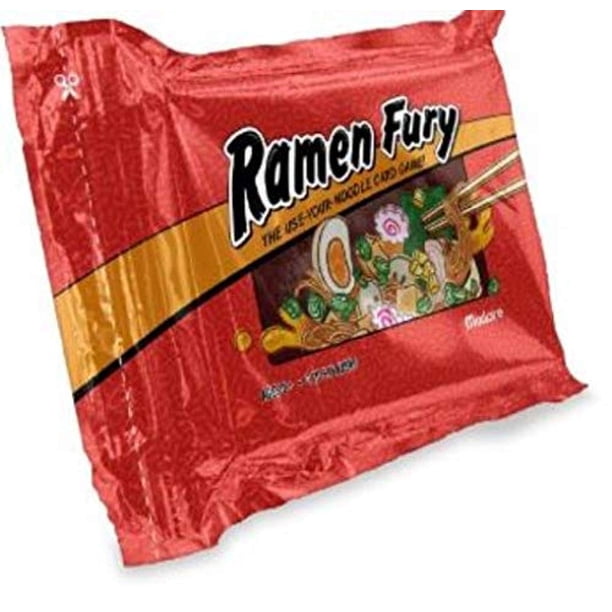 Juego de cartas Mixlore Ramen Fury Take-Out con temática de estrategia de más de 8 años