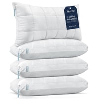 Juego De 4 Almohadas Nuzzle, Tamaño King, Refrigeración Ajustable
