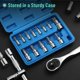 thumbnail image 4 of Juego de conectores Torx Bates- TT8-TT60, 13 piezas, 1/4, 3/8 y 1/2 unidades, 4 of 7