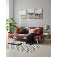 Todo Para El Hogar - Funda De Futón Elasticado Diseño Liso Resiste Y Duradero