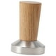 thumbnail image 3 of Manipulador De Café De Acero Inoxidable Mango De Madera Para Máquina De Espresso Bar Camping 51 Mm, 3 of 5