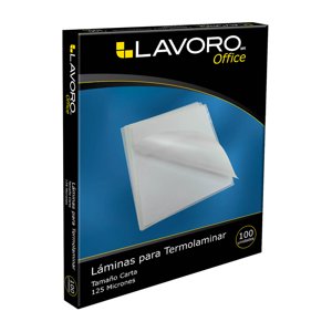 Lavoro - Sobre Para Plastificar Carta 100 Un 125Mic