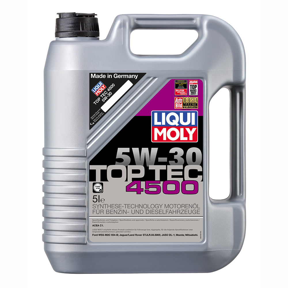 Aceite Liqui Moly Top Tec 4500 5W-30 5 Lt