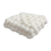 Magideal - Cojín Decorativo Con Nudo Para Regalo De Dormitorio, Cojines Anudados Para Oficina, Vacaciones, Coche. Blanco