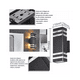 thumbnail image 2 of Sensor 360º exterior y agua resistente lámpara de pared, 2 of 3