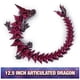 thumbnail image 2 of Juguete coleccionable de dragón articulado CrystaLynx Dragons 32 cm, 2 of 9