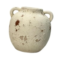 Bothyi - Jarrón De Cerámica Rústica, Florero De Granja, Florero Decorativo Wabi Sabi Para Entrada, Diseño Retro