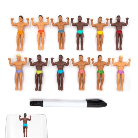 Marcadores De Bebidas Npw Drinking Buddies Party Edition (12