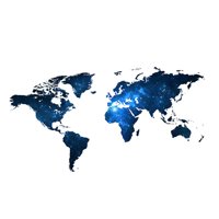 Magideal - Calcomanía De Mapa Del Mundo, Pegatinas De Pared Para Niños, Arte De La Pared Decoración Para Oficina, Arte De Pared Grande Moderno Con Mapa Del Mundo