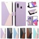 thumbnail image 5 of Cartera para Samsung Galaxy A20e en PU Tricolor, Funda con Solapa, Morado, 5 of 6
