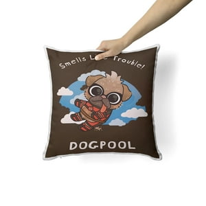 Creango - Cojin Decorativo Dogpool Deadpool Marvel