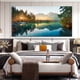 thumbnail image 2 of 1pc, Nature Landscape Mountain Wall Poster, Wall Art Canvas Painting, For Living Room Porch Home Decoration, Frameless, 2 of 2
