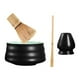 thumbnail image 5 of 4 Piezas Cuchara Batidora Matcha De Bambú Y Soporte Para Saludo Hogar Cocina Negro, 5 of 5