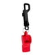 thumbnail image 1 of scuba diving silbido de supervivencia de buceo con snap clip rojo, 1 of 3