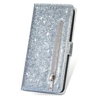 Funda Para Foxdock Elegante Funda Xiaomi Redmi Note 13 5G Glitter Con Cremallera-Ideal Para El Uso Diario