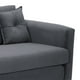 thumbnail image 4 of Sofa New Retro 3CG Felpa 01 Gris, 4 of 6
