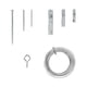 thumbnail image 2 of Kit Colgador Cuadros OOK 15 Piezas Acero Zinc 1030lb, 2 of 3