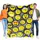 thumbnail image 1 of Emoji - Emoji anti-pilling, suave, ligera, esponjosa y acogedora de lujo para hogar y cocina – Perfecta para niños y adultos,200X150cm, 1 of 6