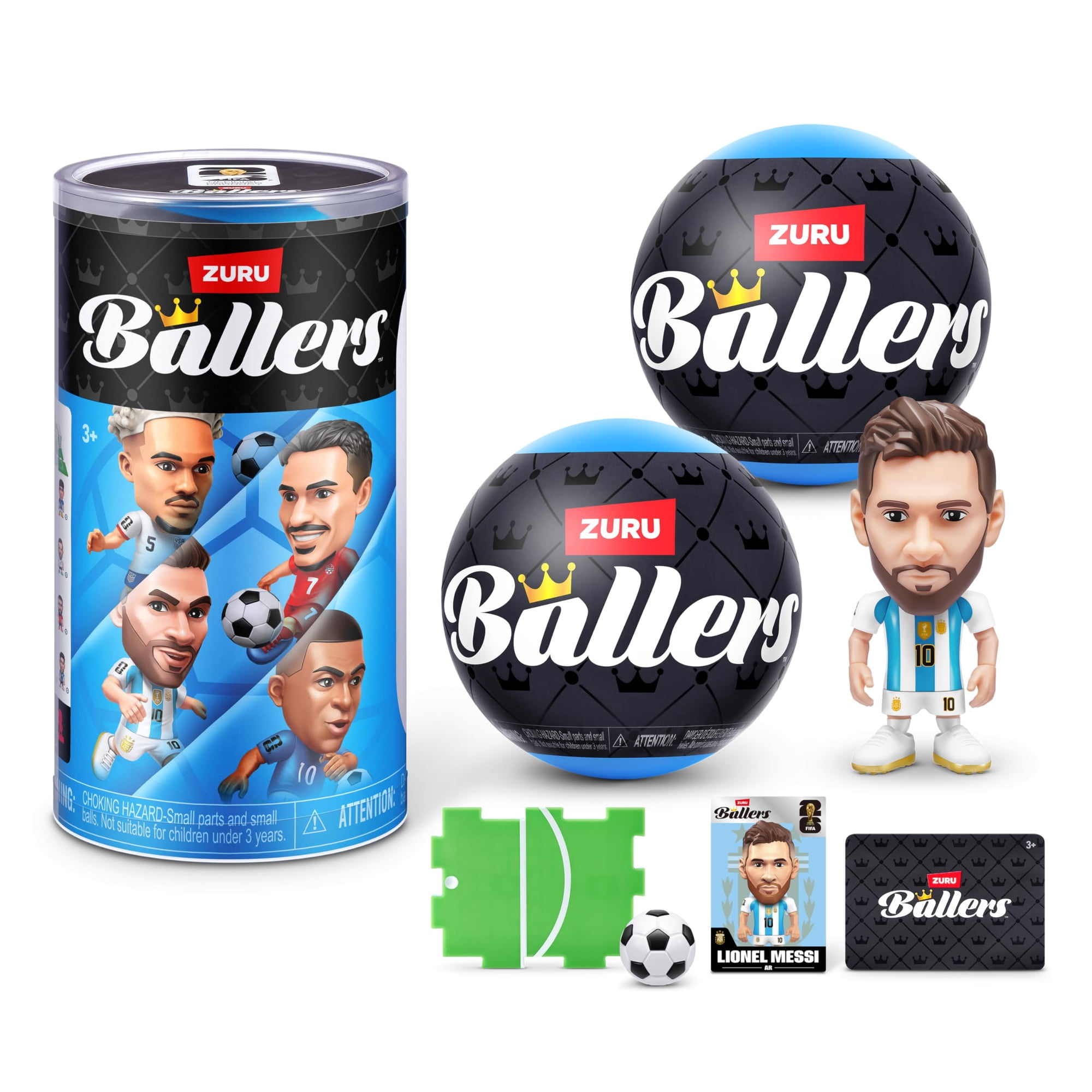 ZURU FIFA Ballers 2026 メッシ込みセット売り Juguete coleccionable ZURU BALLERS FIFA World Cup 2026 2 pack de