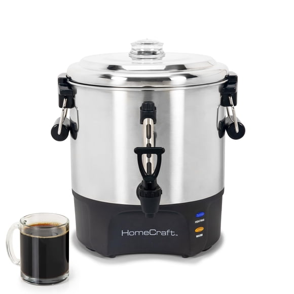 Urna para bebidas Homecraft Quick Brew de 9,5 L, acero inoxidable
