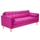 thumbnail image 2 of Sofa Retro 3cg Felpa 05 Fucsia, 2 of 6
