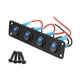 thumbnail image 5 of Panel de Interruptores Basculantes para Vehículos Marinos Multiusos, Modificación de Automóviles, Interruptor de Encendido Y Apagado para Yates, Vehíc D, 5 of 5