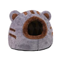 Magideal - Linda Cama Para Gatos, Cama Para Dormir Para Gatos, Cueva Cálida Y Cómoda, Casa Para Mascotas Universal Transpirable, Tienda Para Mascotas, Cama Cueva , Gris S