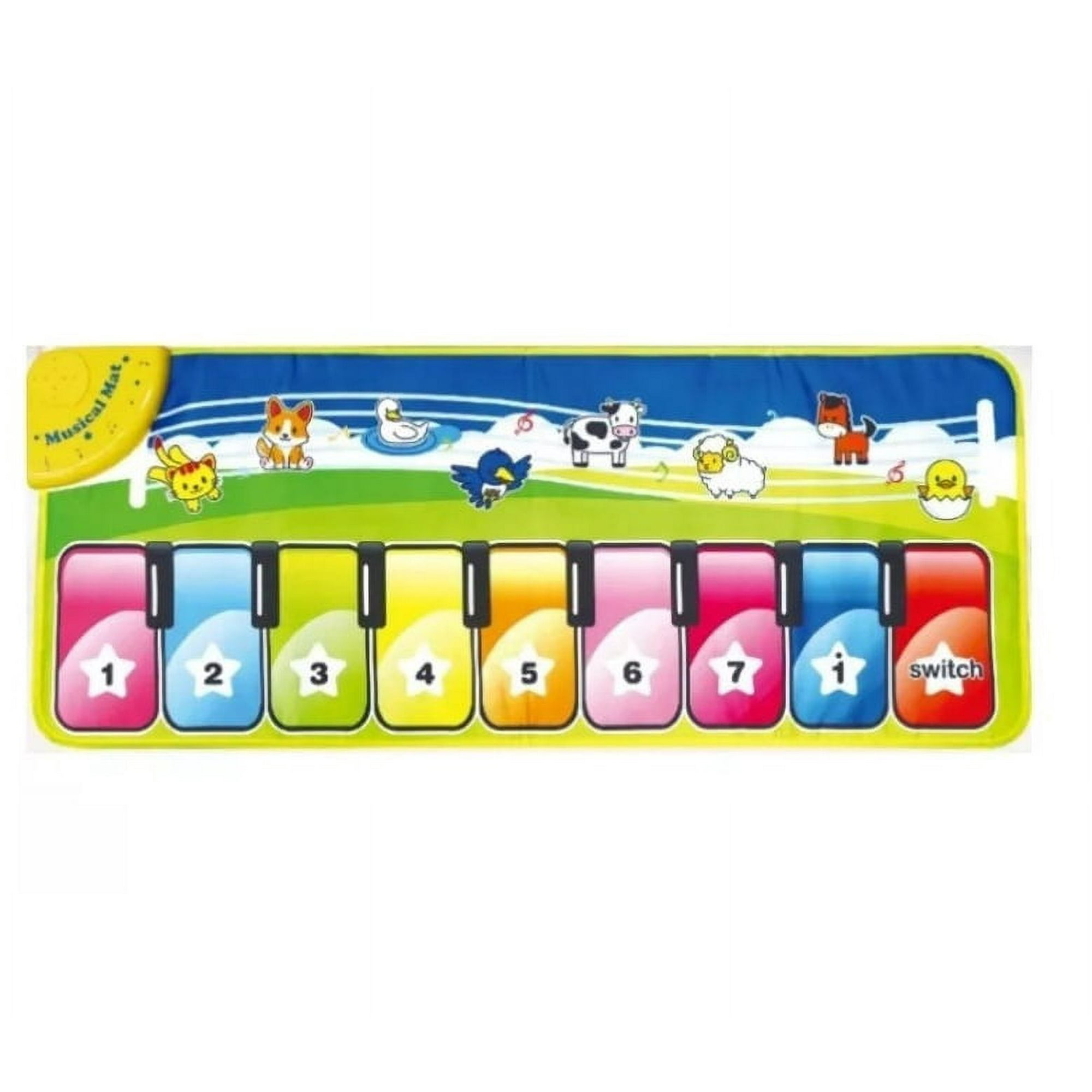Genérico - Piano Celeste Touch Musical Alfombra 100x40cm Bebes Niñ@s Diversión