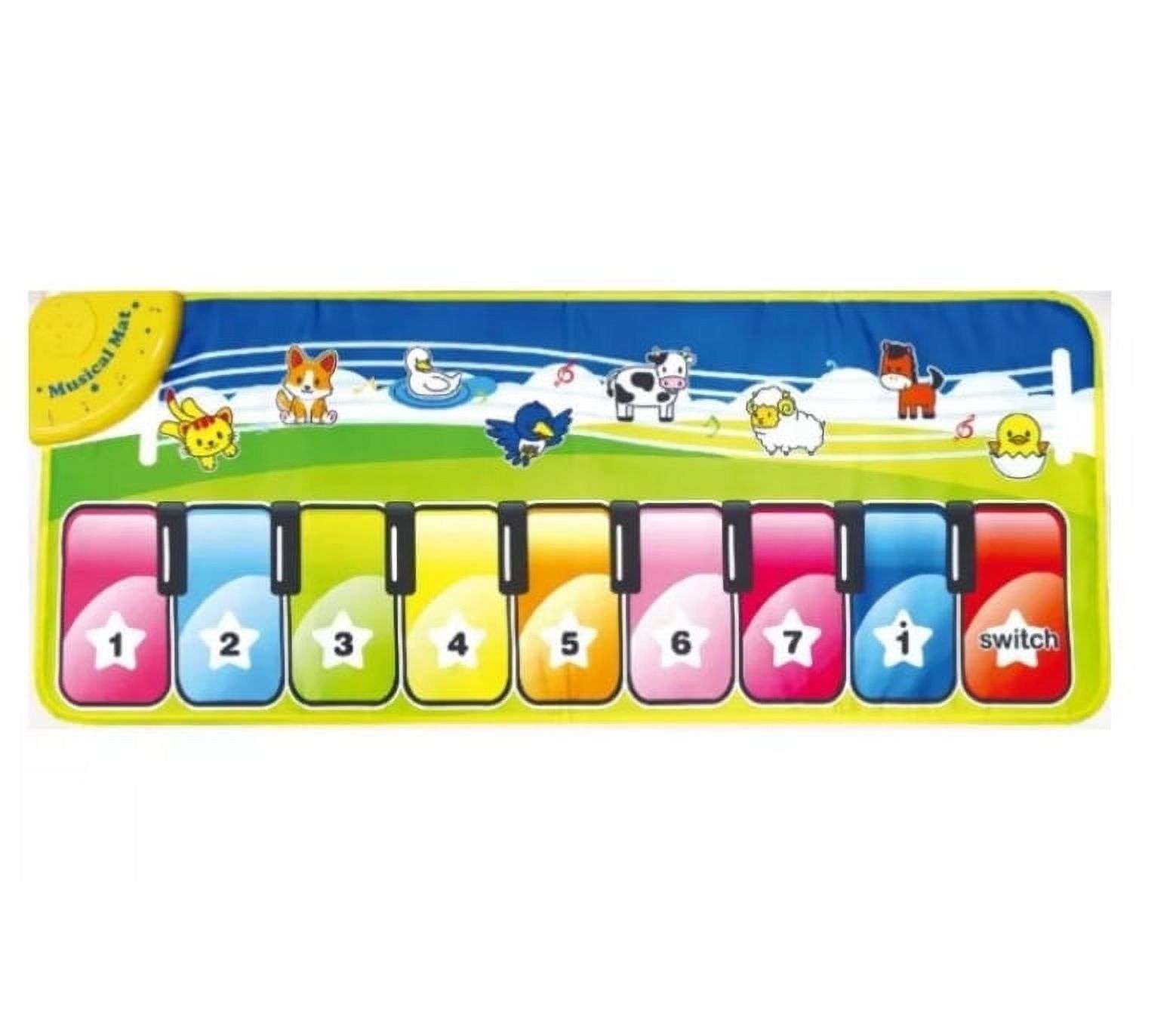 Genérico - Piano Celeste Touch Musical Alfombra 100X40Cm Bebes Niñ@S Diversión