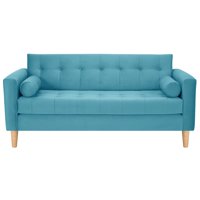 Bodevir - Sofa Retro 3C Felpa 05 Turquesa