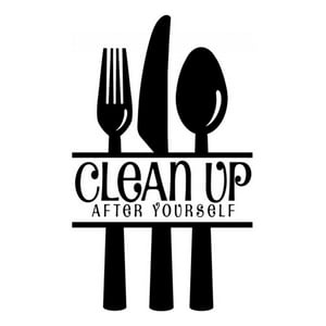 Rienda Libre Graphics - Decomural Clean Up Kitchen Ws-17216