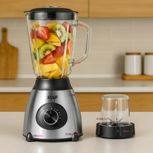 Raf - Licuadora Juguera Multiuso 2 En 1 Picadora Y Jarra De Vidrio