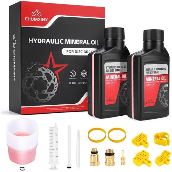Kit de purga de frenos CHUMXINY para frenos hidráulicos Shimano con 300 ml de líquido