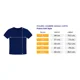 thumbnail image 2 of POLERA ALGODON MC UNISEX AZUL MARINO TALLA S, 2 of 2