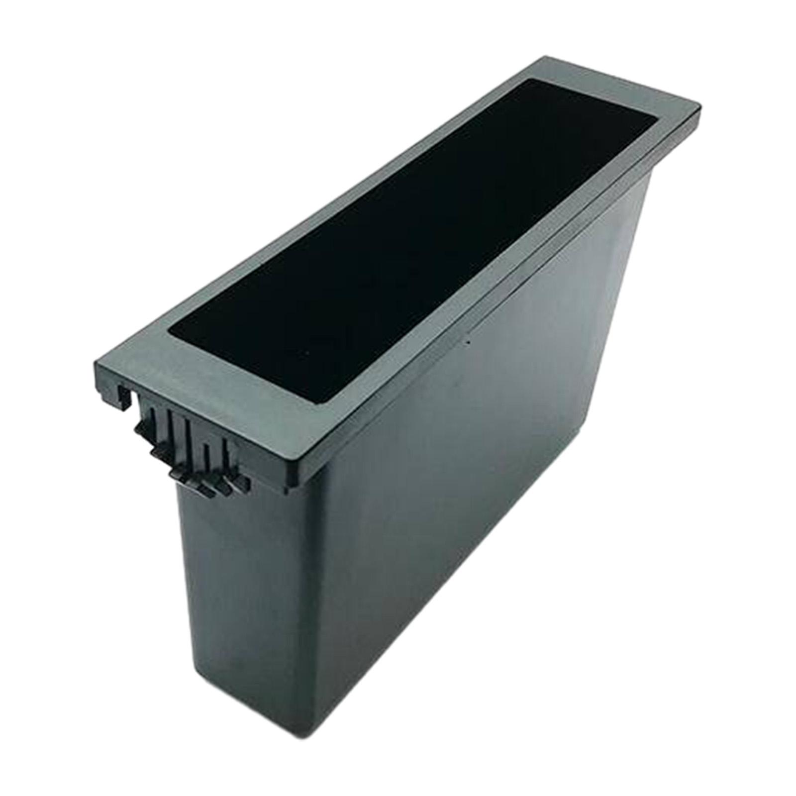 Ioensy - Caja De Almacenamiento De Un Solo Din, Embellecedor Del Tablero, Portavasos De Un Solo Din, Almacenamiento En Cubby