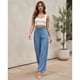 thumbnail image 1 of Pantalón Palazzo Mujer Denim Tiro Alto Cintura Elasticada, 1 of 12