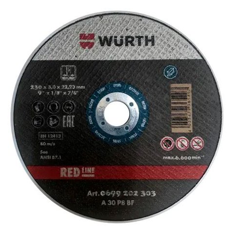 Metalfer - Disco De Corte De Metal 9X3Mm Pack 5 Unidades Gris Oscuro