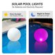 thumbnail image 2 of Luces flotantes para piscina, supersolares, 14 cm, resistentes al agua, 2 of 8
