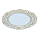 thumbnail image 2 of Set 3 Plato Blanco Borde Dorado Mesa Relieve Decorativo Jhn, 2 of 3