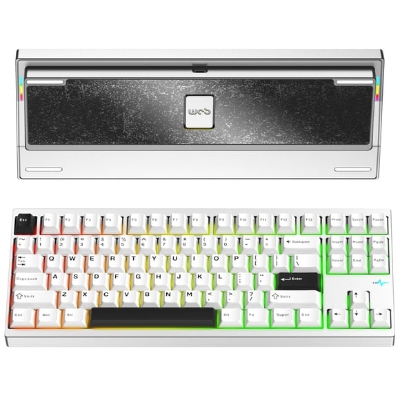 Teclado mecánico KEEBMONKEY Crush 80 Pro Silver RGB