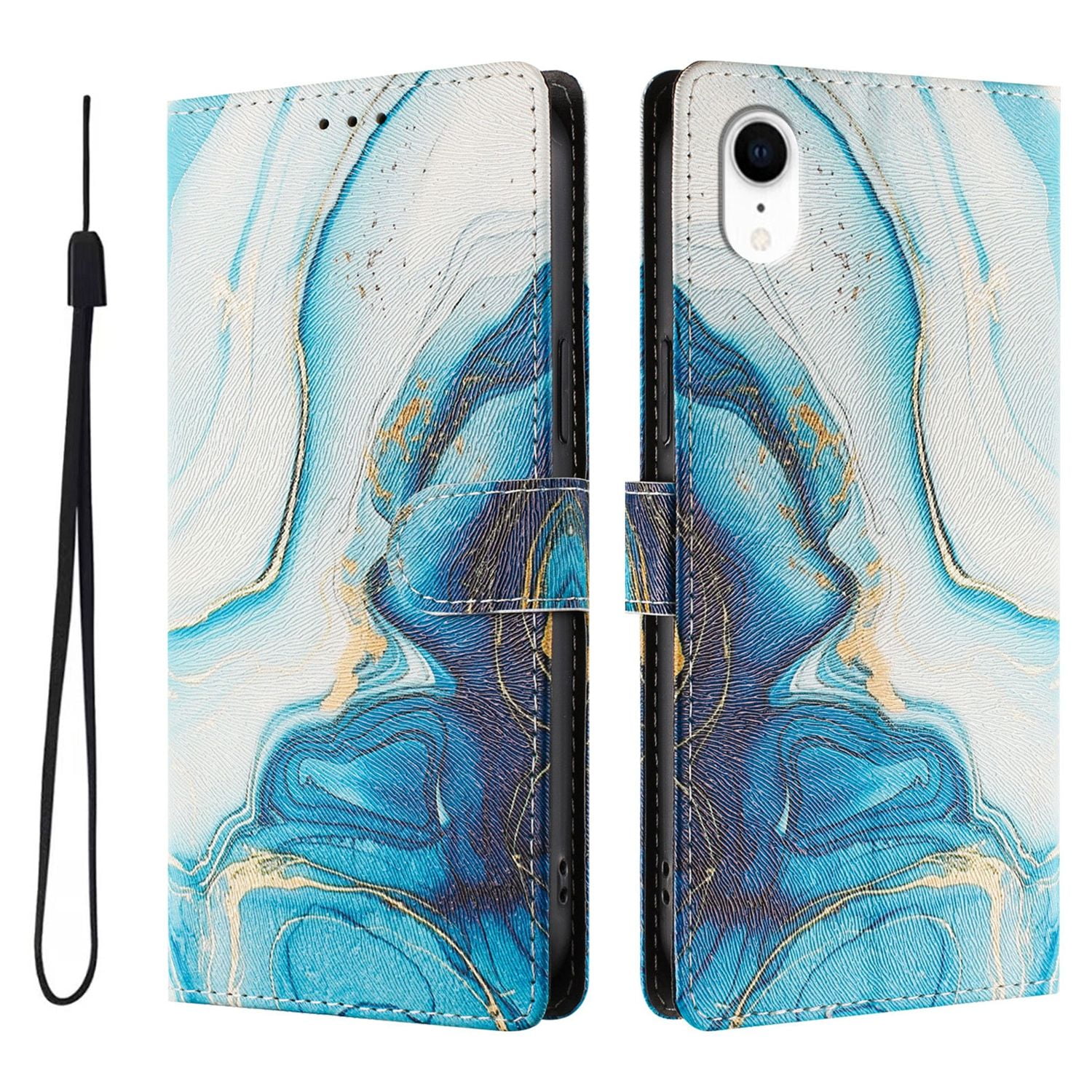 Foxdock Funda Tipo Cartera Para Iphone Xr Con Soporte Y Correa – Diseño De Patrones Lindos