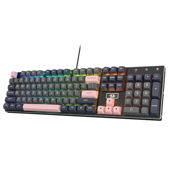 Teclado para juegos Redragon K556 SE con cable de 104 teclas Hot-Swap