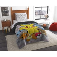 Set Cama En Bolsa Northwest Pokémon Twin Size Battle Squad