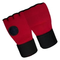 Ioensy - Boxing Guantes Internos Gel Gel Boxeo Boxeo Envolturas Para El Entrenamiento Taekwondo Red