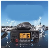 Icom Ic-M330 Radio Vhf Fijo Marino 25W | Con Funciones Dsc, Ipx7 Impermeable, Canal 16 De Emergencia, Para Embarcaciones Y Navegación