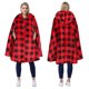 thumbnail image 1 of Chaqueta de forro polar Poncho Cape Catalonia Sherpa para mujer, 1 of 6