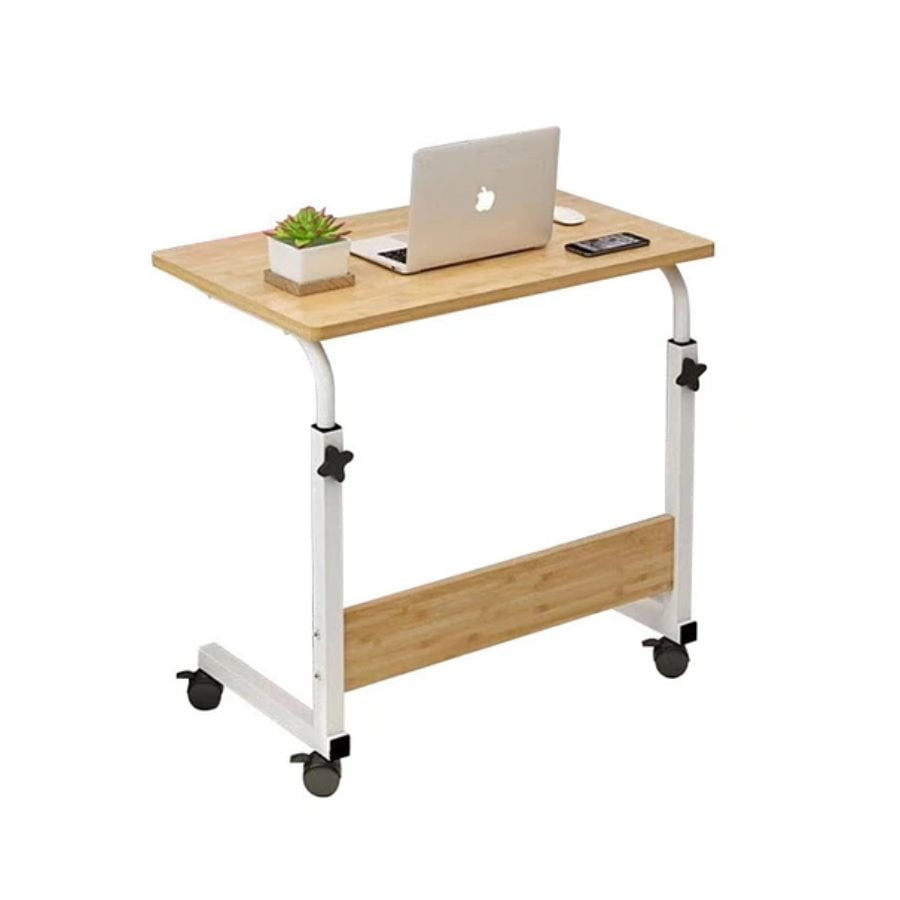 Aventura Store - Mesa Escritorio Portátil Notebook Altura Ajustable Blanca