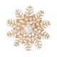 thumbnail image 5 of Broche De Copo De Nieve Elegante Broche De Copo De Nieve De Invierno Para Vestir Ropa Bufanda Oro, 5 of 5